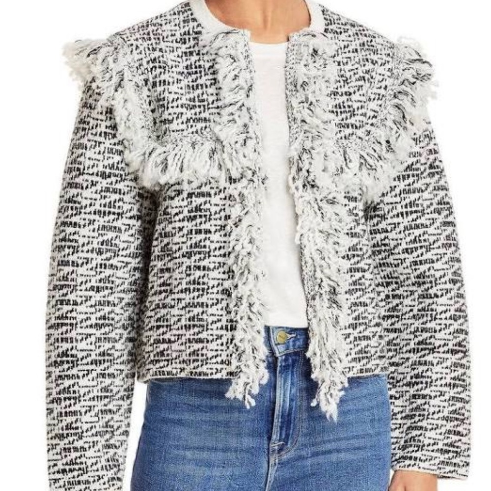 All Saints Fringe Cardigan